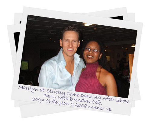 Marilyn with Brendan Cole