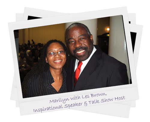 Marilyn with Les Brown