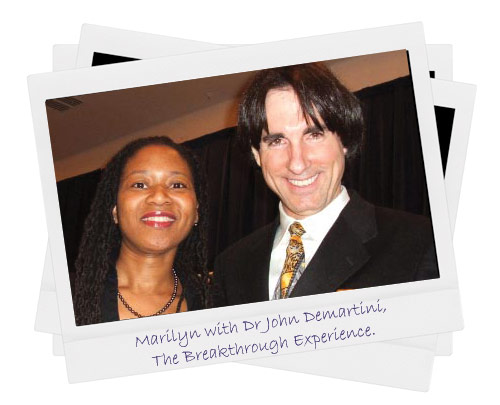 Marilyn with Dr John Demartini