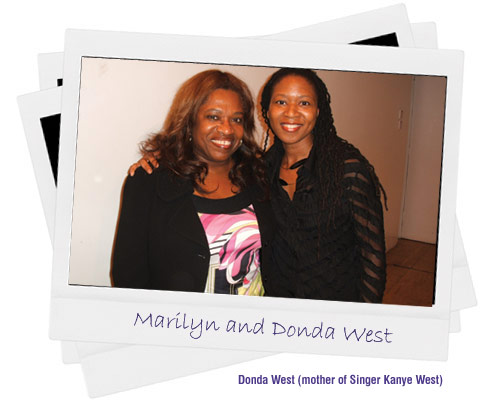 Marilyn with Donda West