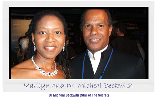 Marilyn with Micheal Beckwith