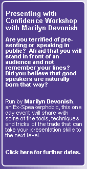 Presenting with Confidence by Marilyn Devonish